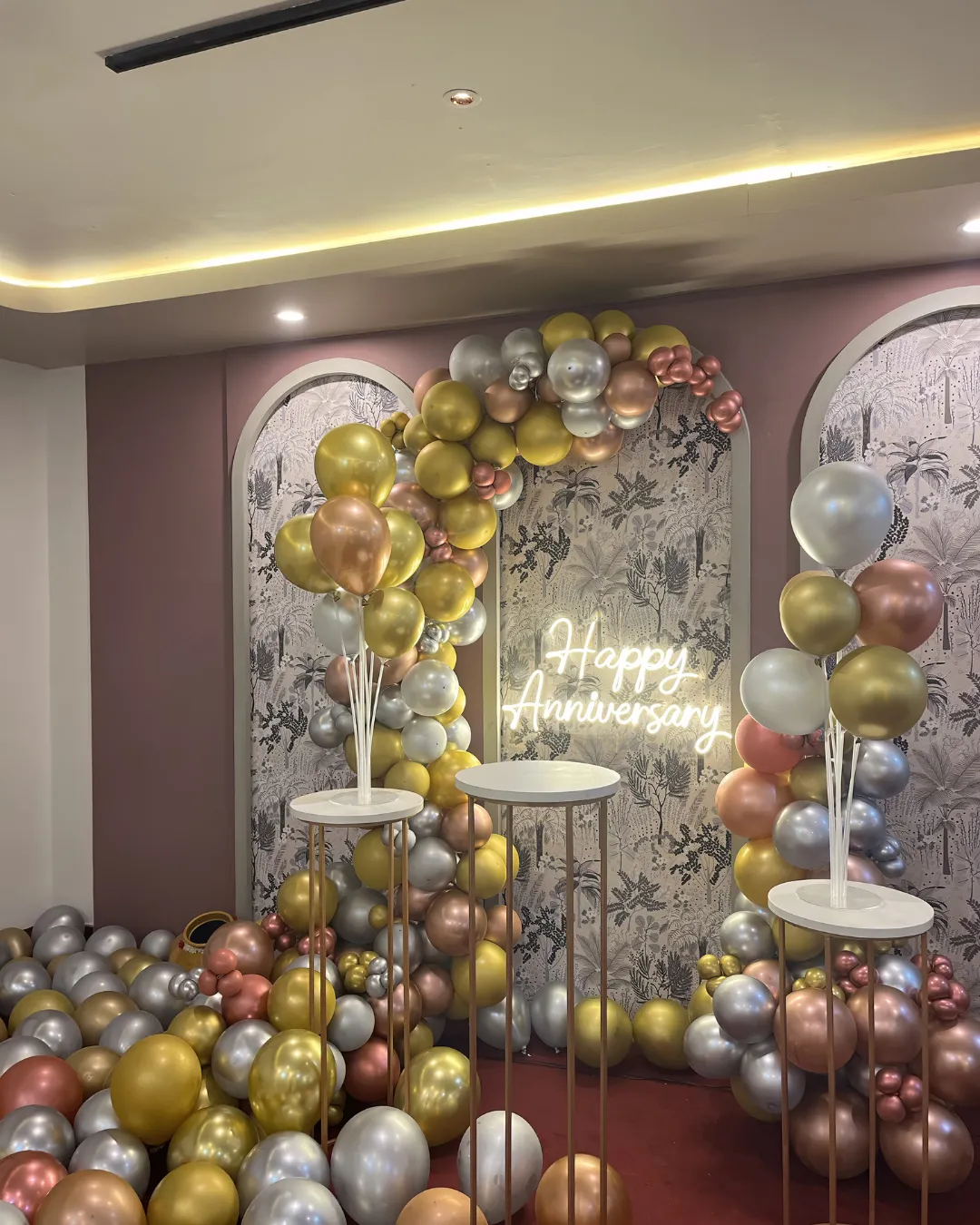 Theatre Screen with Celebration Decor